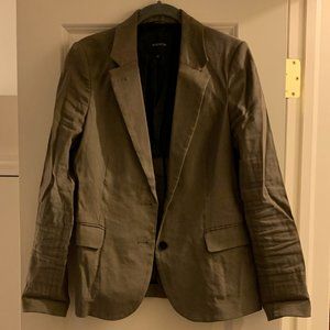 Aritzia - babaton linen khaki blazer